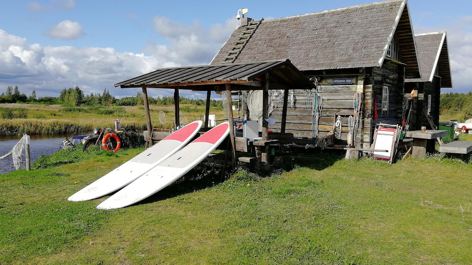 SUP lauaga sõit Sauga jõel